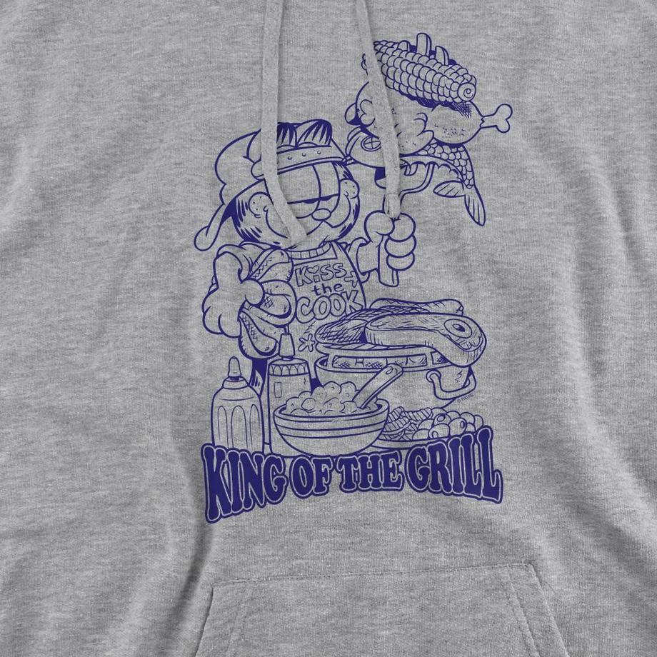 Garfield King Of The Grill Felpa con Cappuccio  