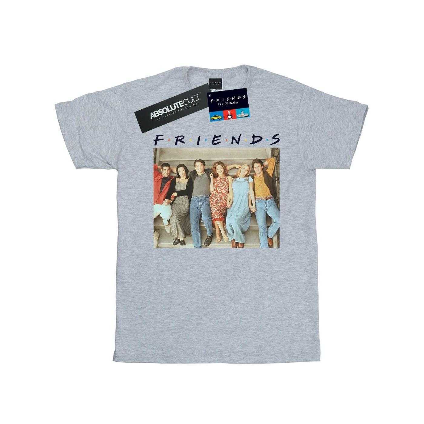 Image of Group Photo Stairs Tshirt Mädchen Grau 152-158