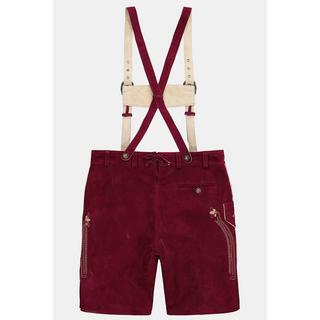 JP1880  Lederhosen in tradizionale stile Tracht in pelle vera con ricami 