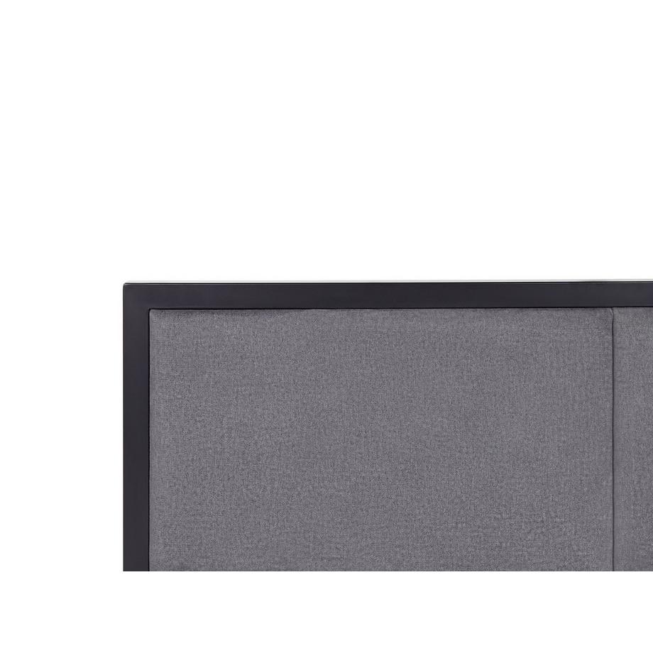 Beliani Lit avec sommier en Acier Industriel CLAMART  