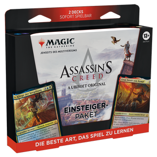 Wizards of the Coast  Jenseits des Multiversums: Assassin's Creed Einsteigerpaket 2024 - Magic the Gathering - DE 