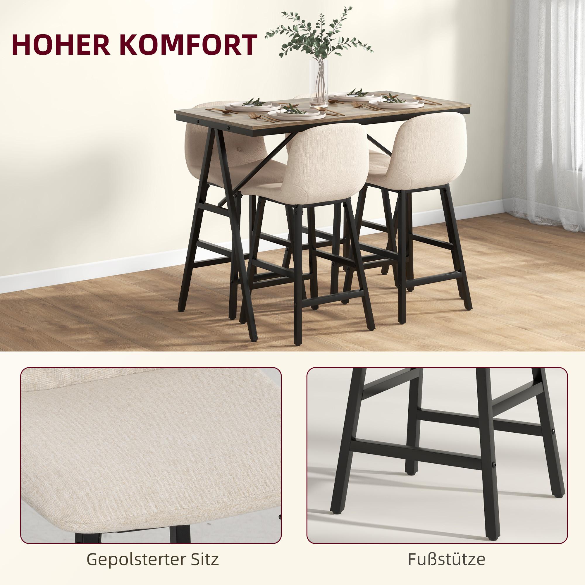 HOMCOM Bartisch-Set  