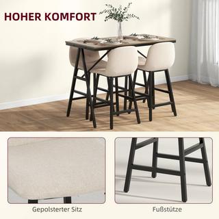 HOMCOM Bartisch-Set  