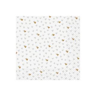 STEWO INTERNATIONAL STEWO Serviette Lovelyn 33x33cm 2572650566 grau hell 20 Stück  