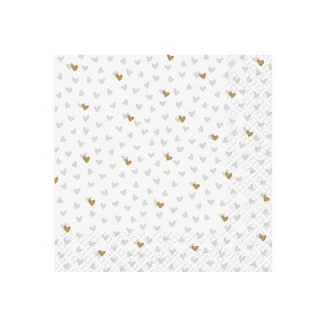 STEWO INTERNATIONAL STEWO Serviette Lovelyn 33x33cm 2572650566 grau hell 20 Stück  