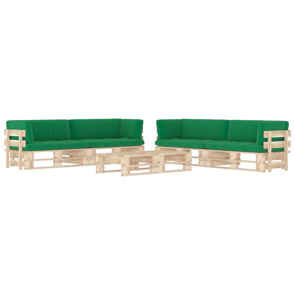 VidaXL set divani su pallet Legno di pino  