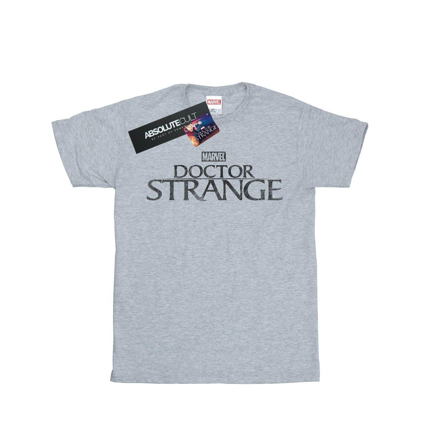 Image of Doctor Strange Logo Tshirt Unisex Grau 152-158