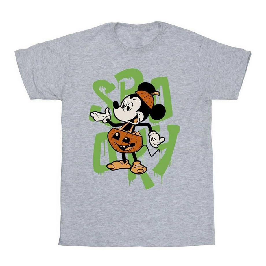 Disney Spooky Mickey Mouse T-Shirt Coupe Ajustée  