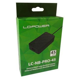LC-POWER  LC-NB-PRO-45 Netzteil & Spannungsumwandler Indoor 45 W Schwarz 