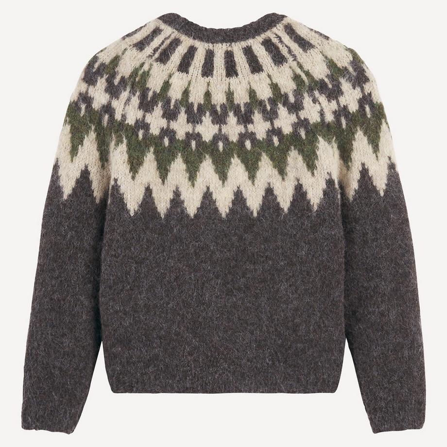 La Redoute Collections  Pull col rond en grosse maille jacquard 