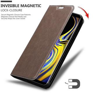 Cadorabo  Hülle für Samsung Galaxy NOTE 9 Magnetverschluss, Kartenfach 