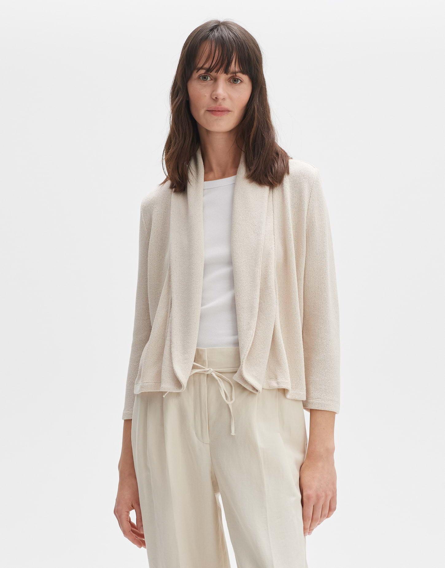 Image of Shirtjacke Sandrine Breeze Gerader Schnitt Damen Beige 42