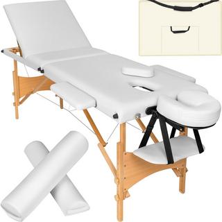 Tectake Set lettino da massaggio Daniel con rulli  