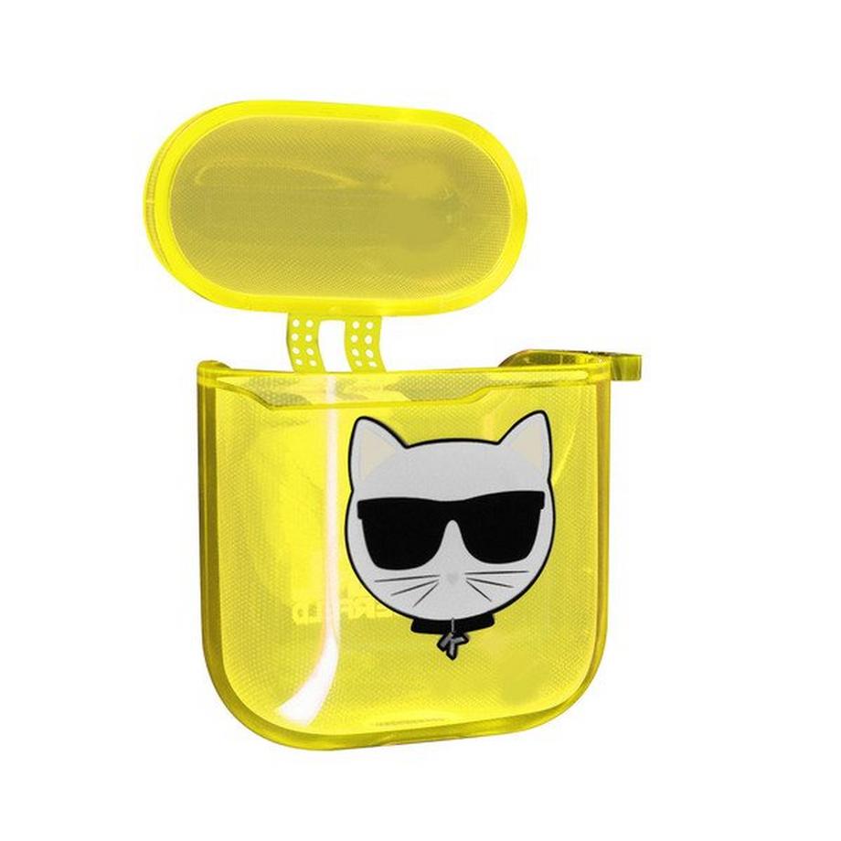 KARL LAGERFELD  Coque Karl Lagerfeld Airpods Jaune 