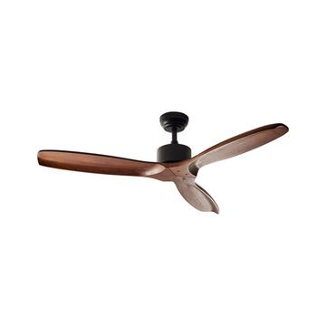 Ventilatore a soffitto en Legno di Paulownia Rustico ARANI