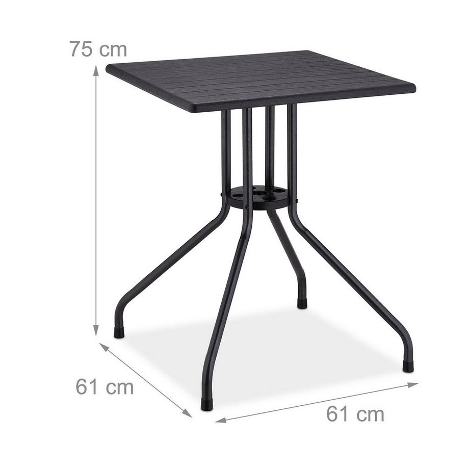 B2X Gartentisch iner Holzoptik  