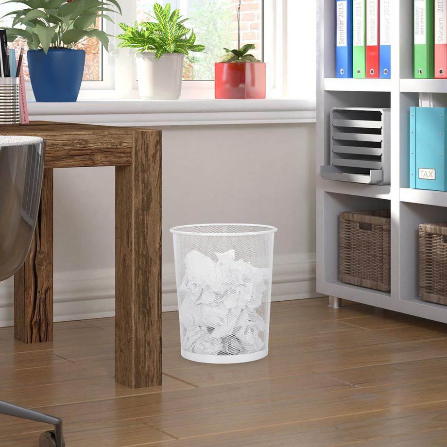 B2X Grande bidone della spazzatura in metallo  