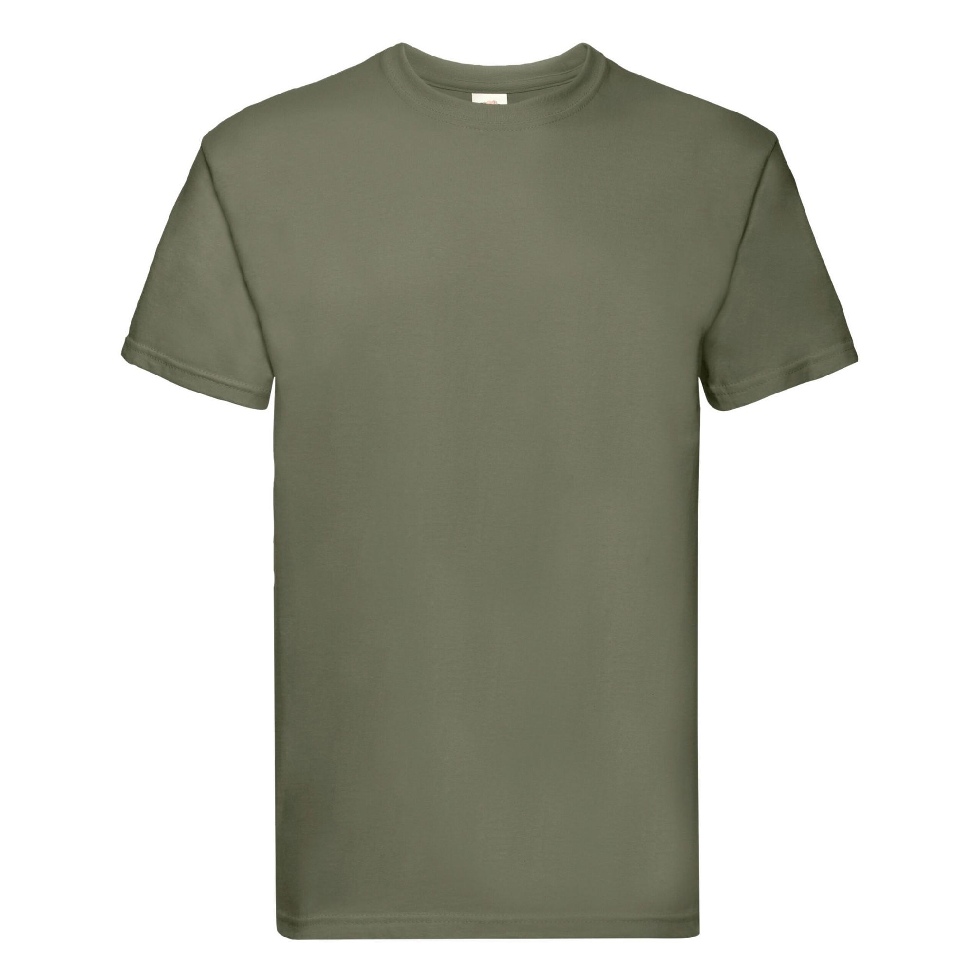 Image of Super Premium Tshirt Damen Olivegrün XL