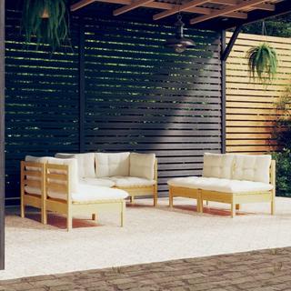 VidaXL Salon de jardin bois  