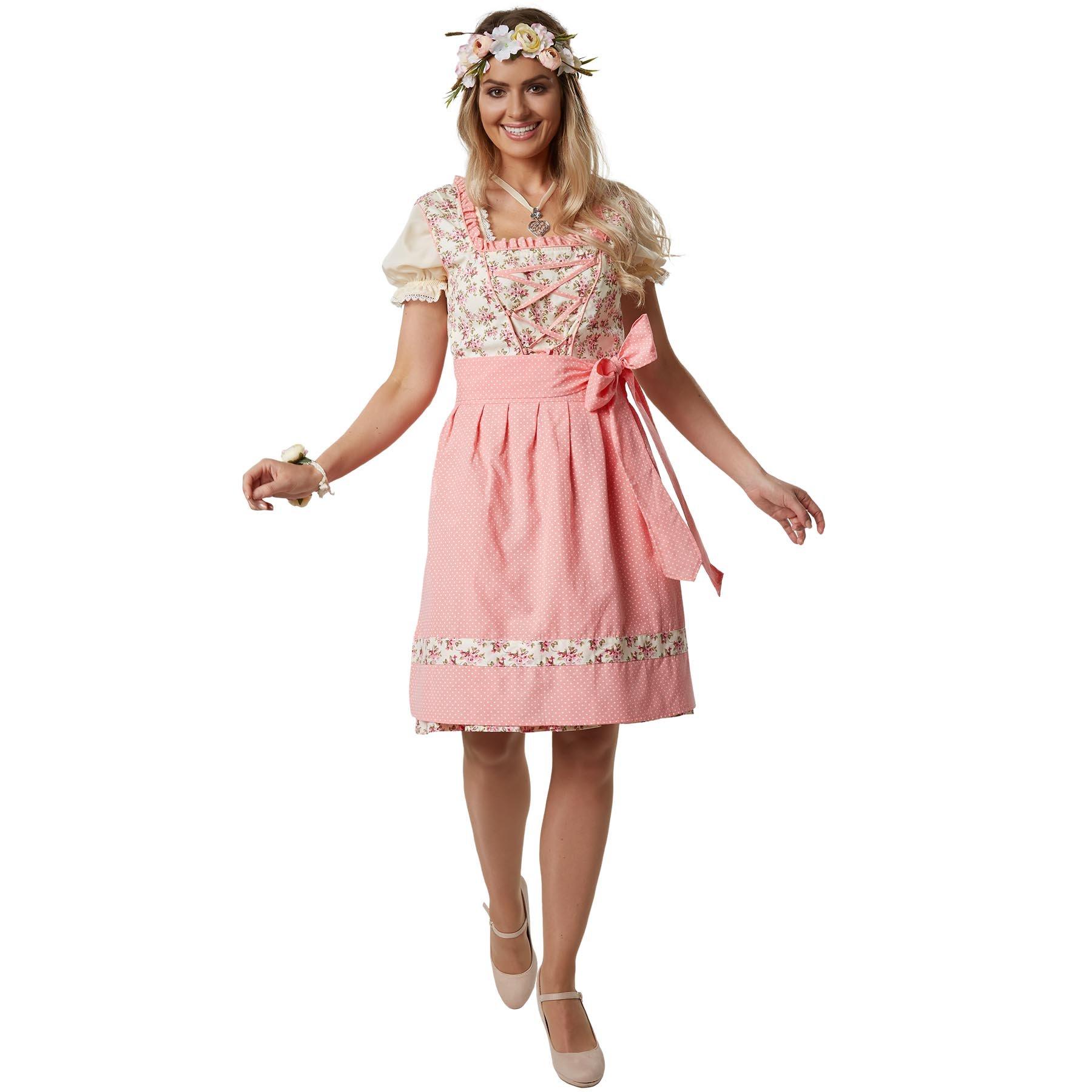 Image of Frauenkostüm Mini-Dirndl Herrenchiemsee Rosa