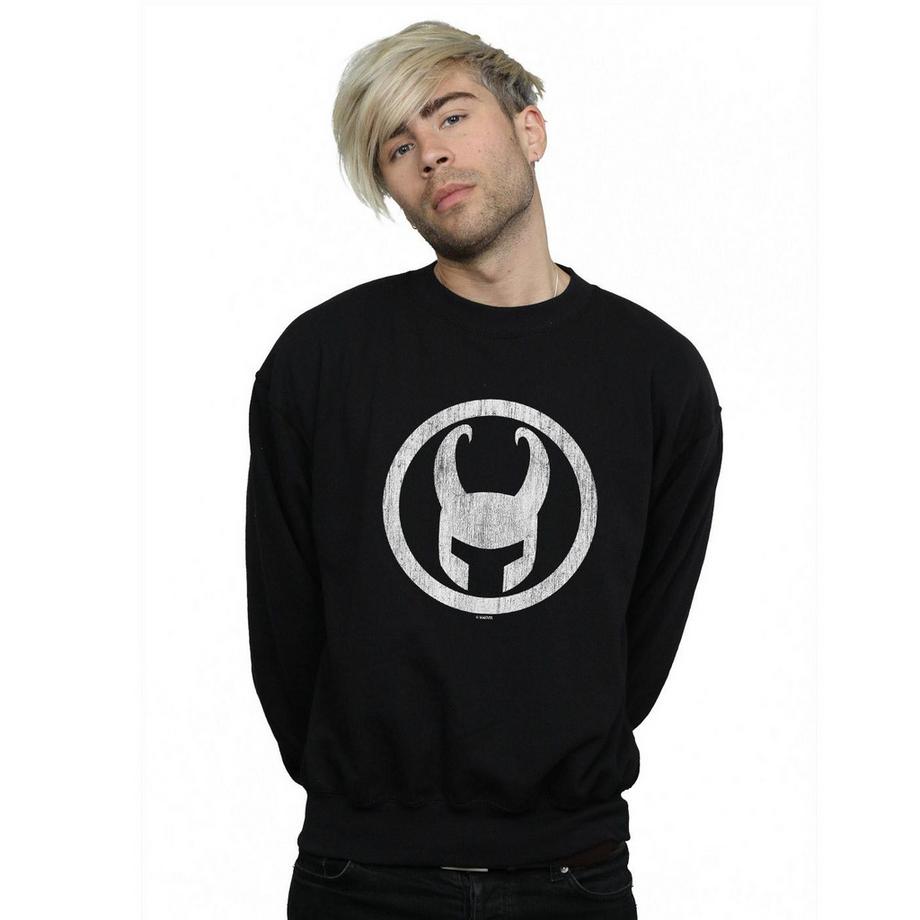 MARVEL Loki Distressed Logo Regular Fit Sweatshirt  