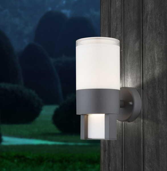 mutoni Lampe d'extérieur Nexa gris opale 10x23  