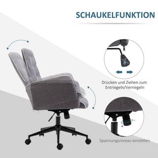 HOMCOM Chaise de bureau  