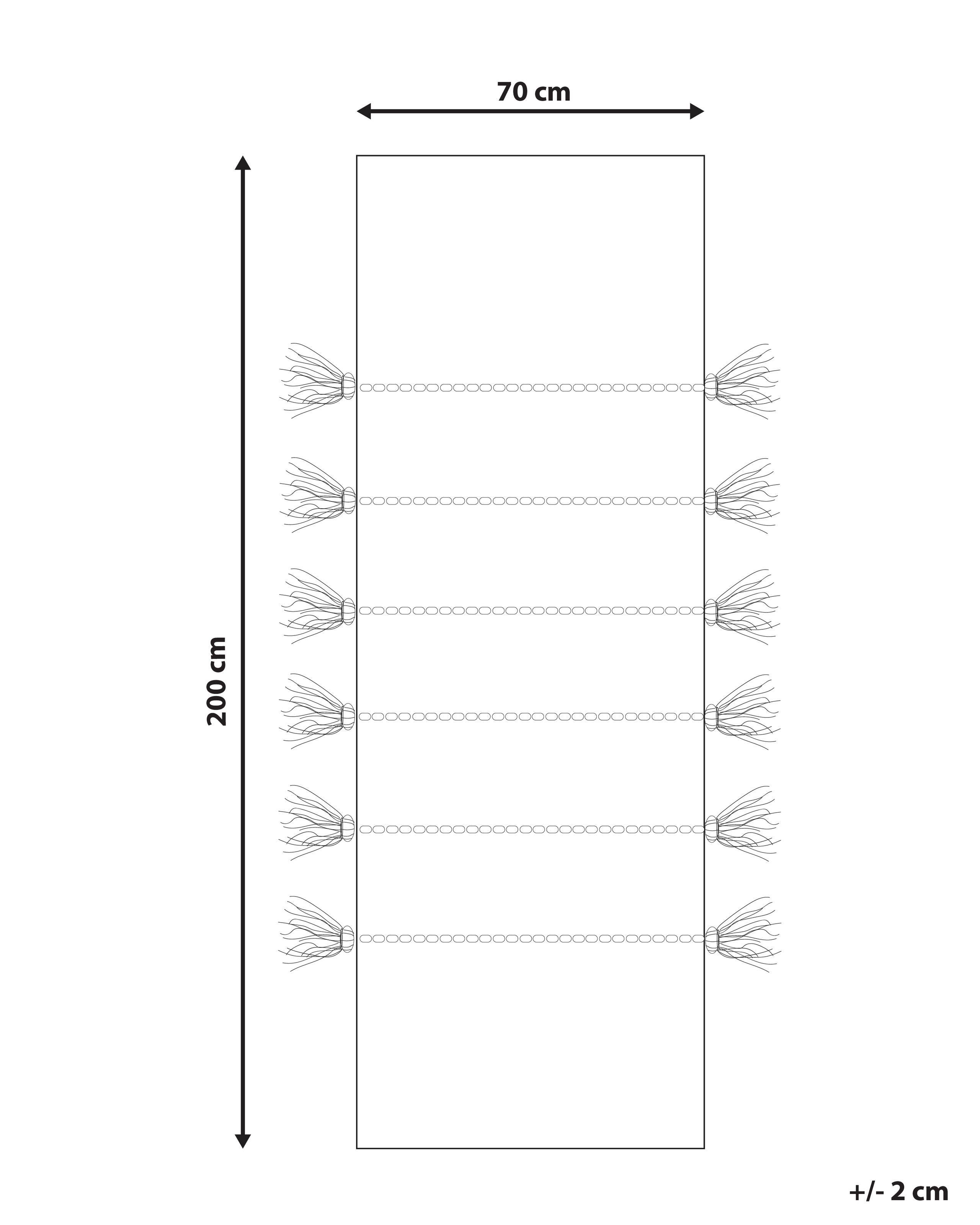 Beliani Kinderteppich aus Jute Boho UZUNTA  