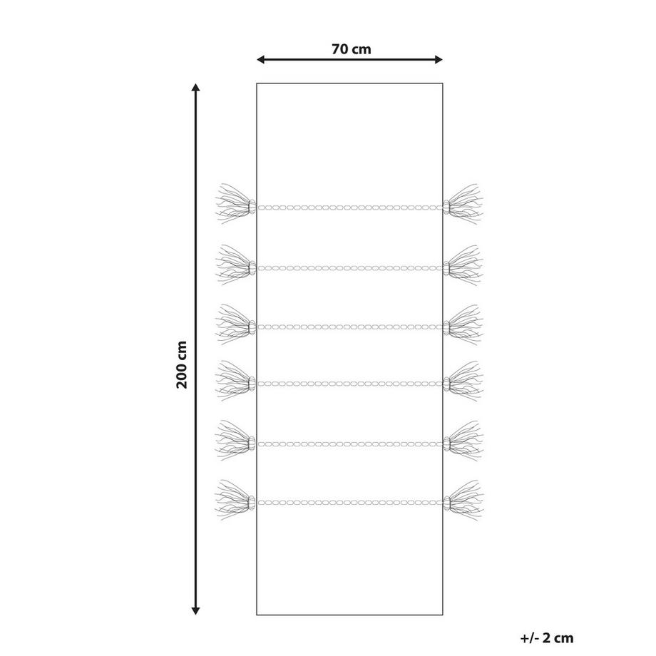 Beliani Tappeto per bambini en Iuta  UZUNTA  