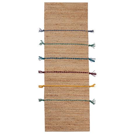 Beliani Tapis en Jute Boho UZUNTA  