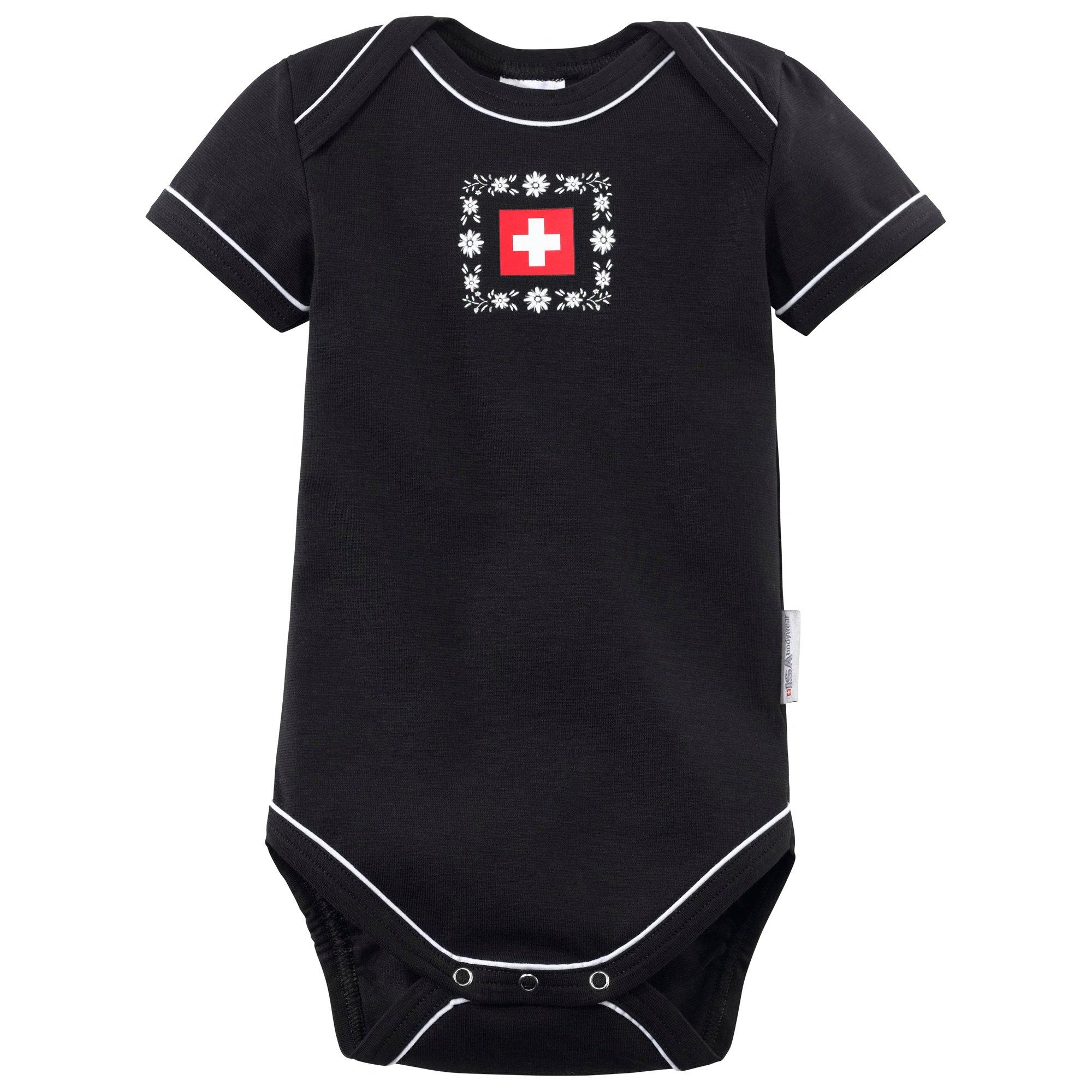Image of Body Kurzarm, Rundhals Unisex Schwarz 62-68