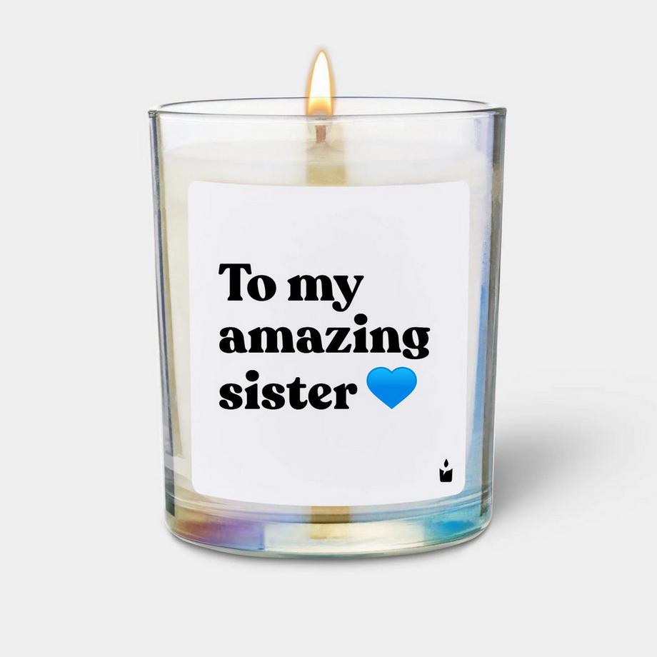 CandleHand Duftkerze Flowery To my amazing sister  