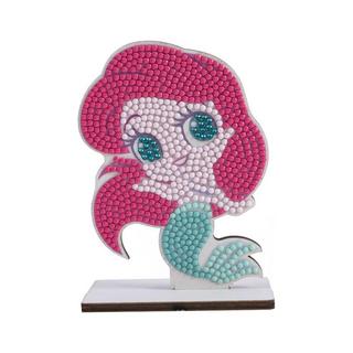 CRAFT Buddy  Bastelset Crystal Art Buddies Disney Arielle Figur 