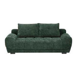 Vente-unique Sofa 3-Sitzer mit Schlaffunktion - Stoff - Grün - FERLI  