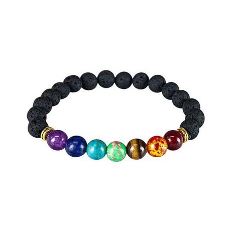 eStore  Bracciale Chakra Con Dettagli In Oro 