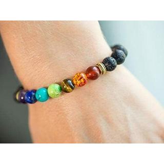 eStore  Bracelet chakra avec détails en or 