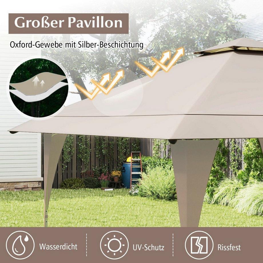 Northix Pop-Up-Pavillon, höhenverstellbar  