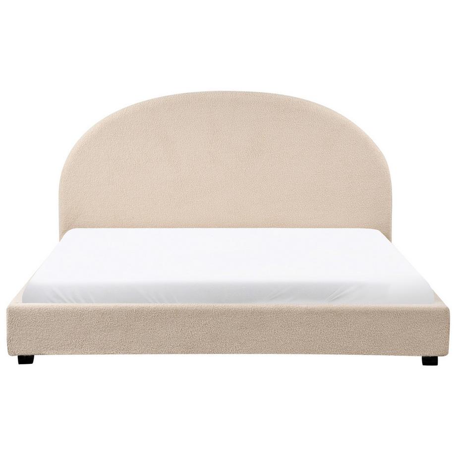 Beliani Wasserbett aus Bouclé  VAUCLUSE  