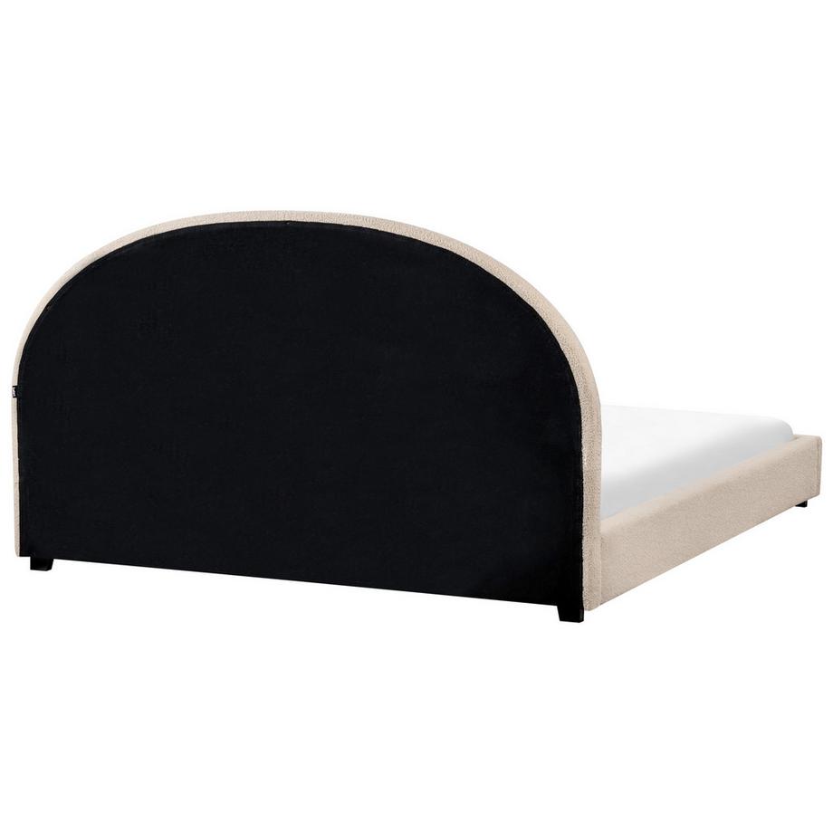 Beliani Wasserbett aus Bouclé  VAUCLUSE  