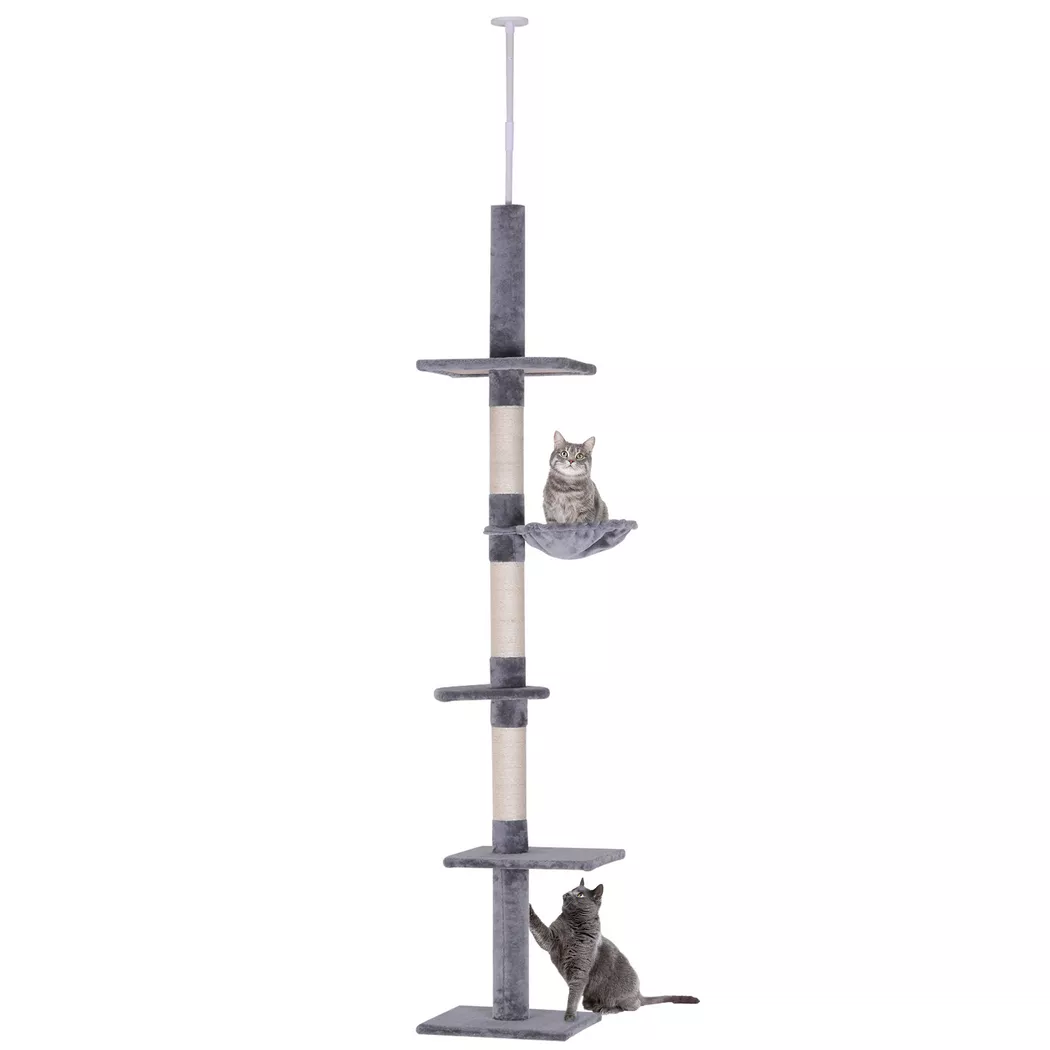 PawHut - Kratzbaum, One Size, Grau