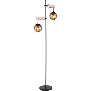 Lampadaire Maxi métal noir mat 2xE27