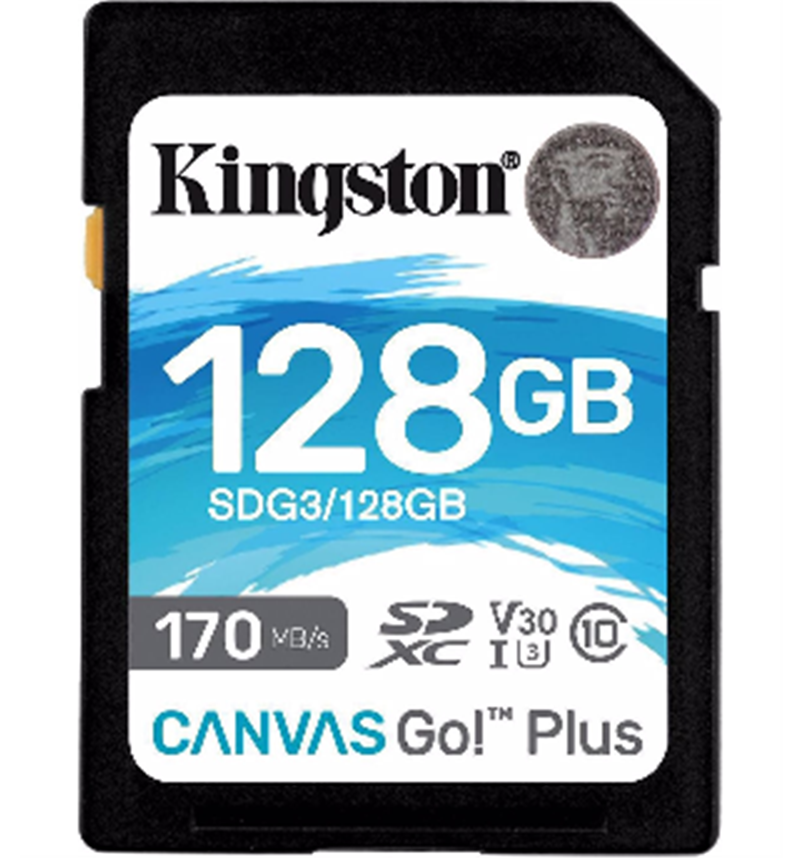 Kingston  Canvas Go! Plus SDXC, 128GB, U3, UHS-I 