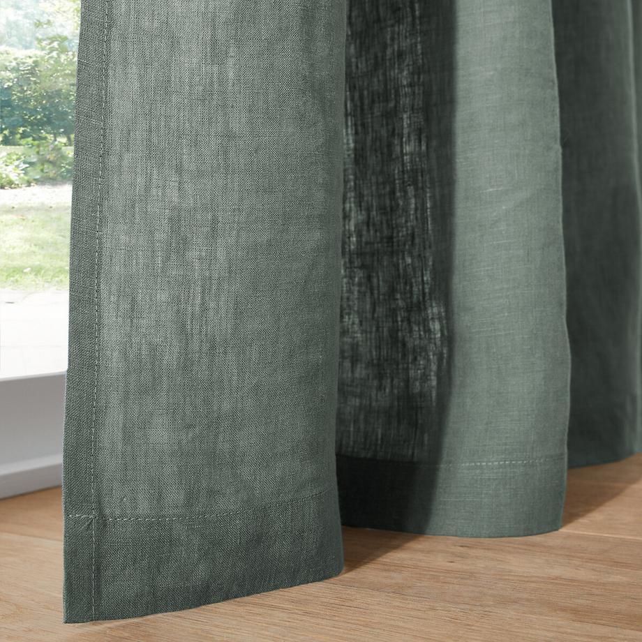 La Redoute Intérieurs  Rideau lin lavé à oeillets Onega 