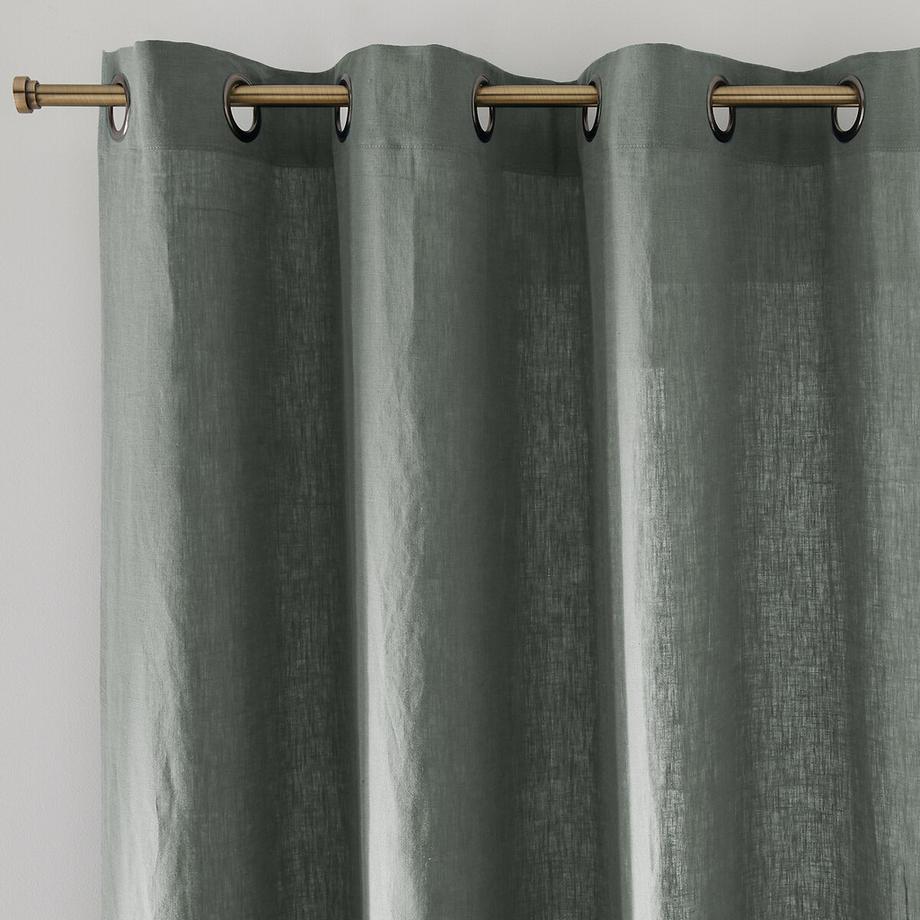 La Redoute Intérieurs  Rideau lin lavé à oeillets Onega 