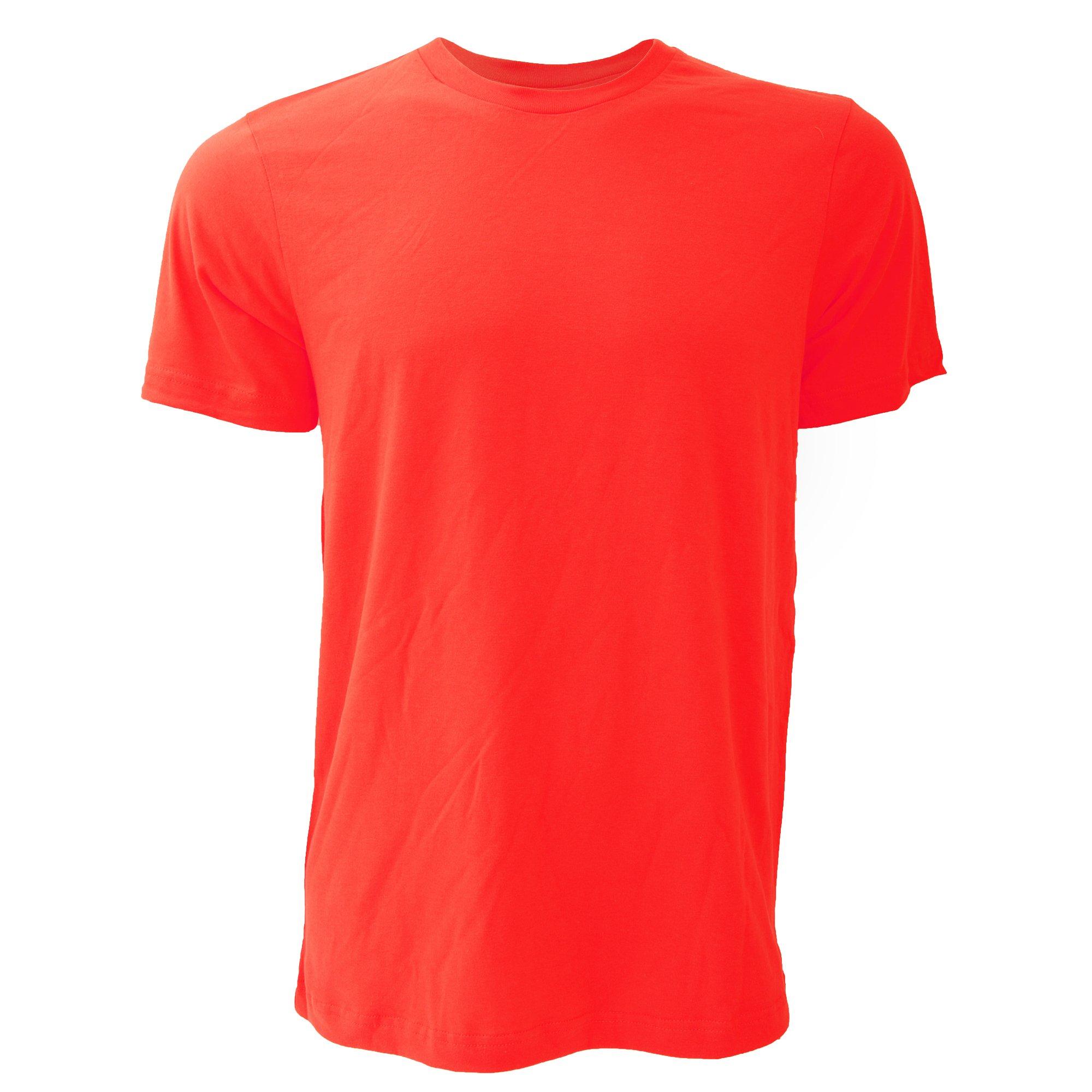 Image of Canvas Jersey Tshirt, Kurzarm Herren Rot Bunt XL