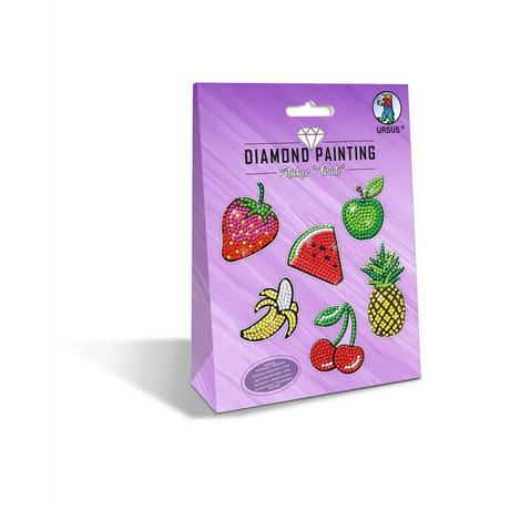 Ursus  URSUS Diamond Painting Sticker Fruits Aufkleber für Kinder 