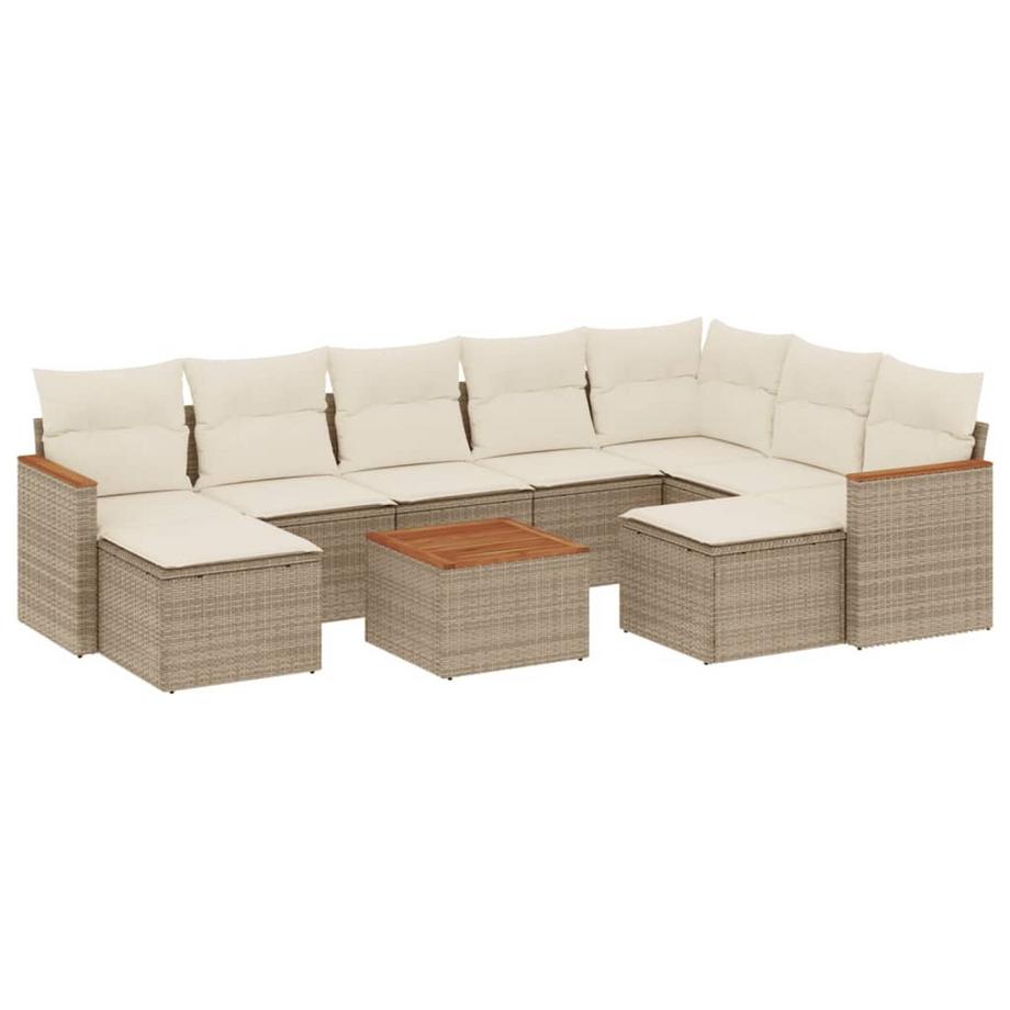 VidaXL Garten sofagarnitur poly-rattan  