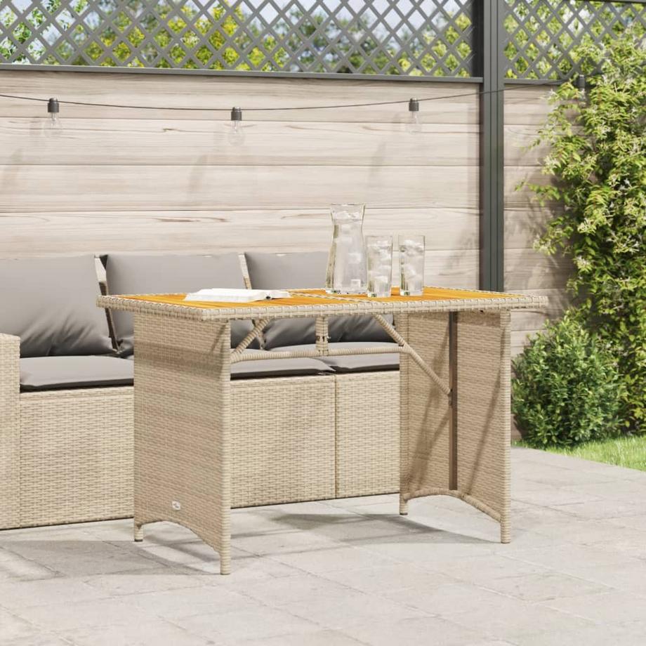 VidaXL Gartentisch poly-rattan  