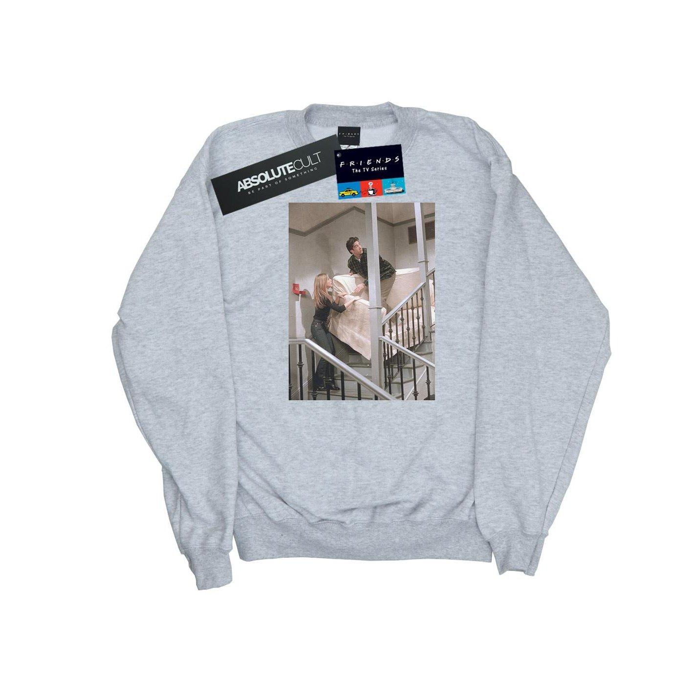 Image of Sofa Stairs Photo Sweatshirt Mädchen Grau 116