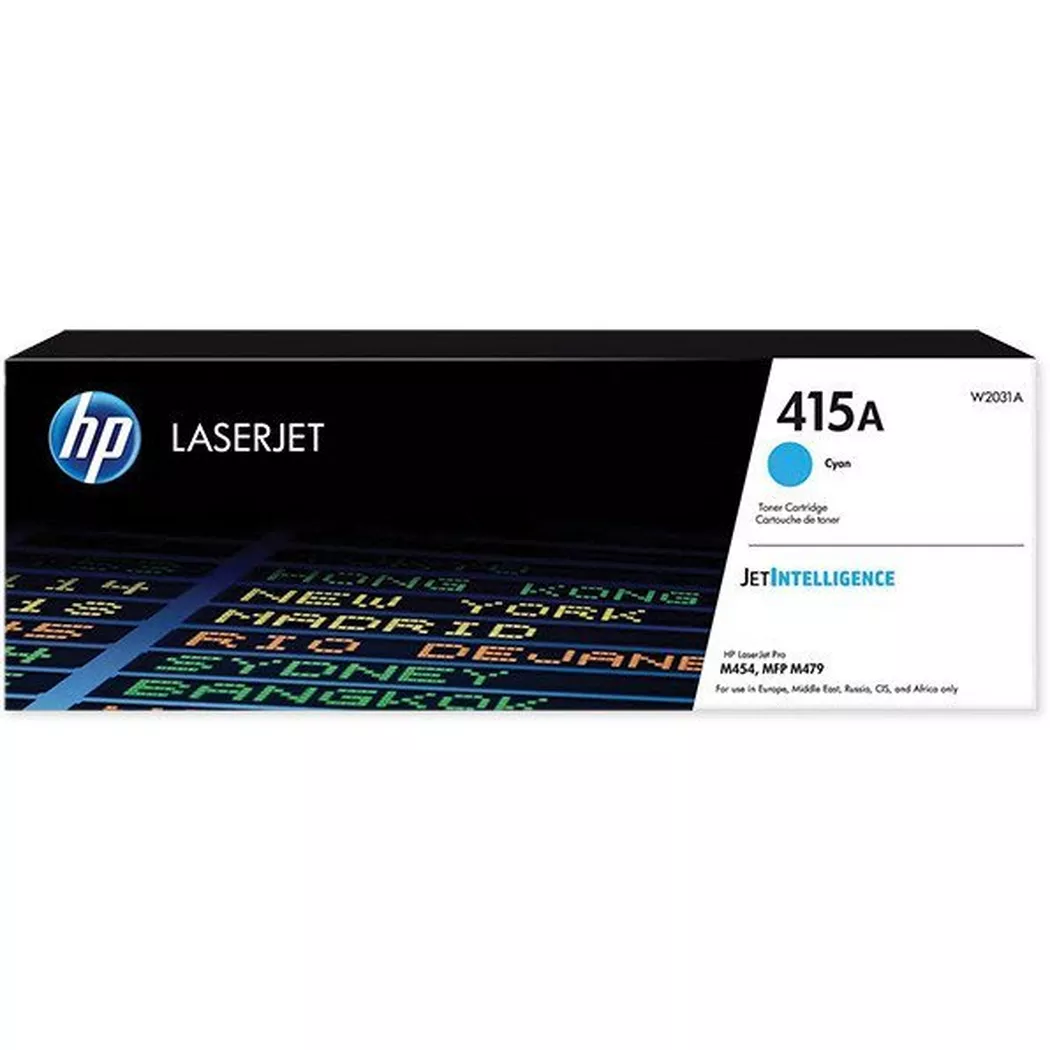 Hewlett-Packard – HP Toner-Modul 415A cyan W2031A CLJ Pro M454/MFP M479 2100 S., One Size
